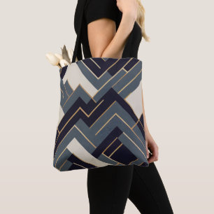 Geometric Golden illustration Tote Bag