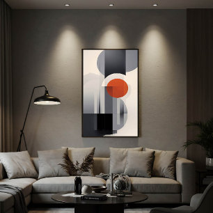 Geometric Gradient Canvas Print