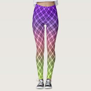Geometric, gradient, Ombre Leggings