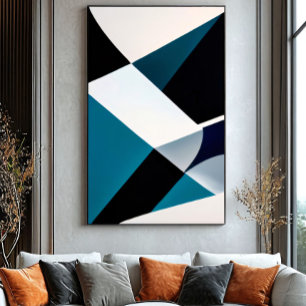 Geometric Gradients Canvas Print