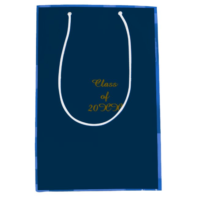 Geometric Graduation Medium Gift Bag (Front)