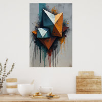 Geometric Graffiti Splash