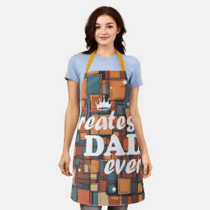 Geometric Greatness: Greatest Dad Ever apron