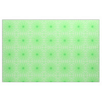 Geometric Green Kaleidoscope Spokes Custom Fabric