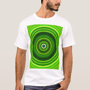 Geometric Green Mandala Design-64055 T-Shirt
