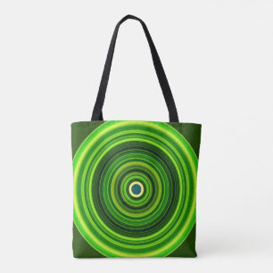 Geometric Green Mandala Design-64055 Tote Bag