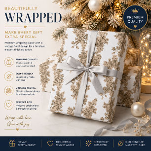 Geometric Grey Gift Wrapping Paper