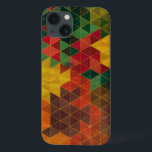 Geometric Grunge Triangle Pattern iPhone 13 Case<br><div class="desc">Geometric Grunge Triangle Pattern</div>