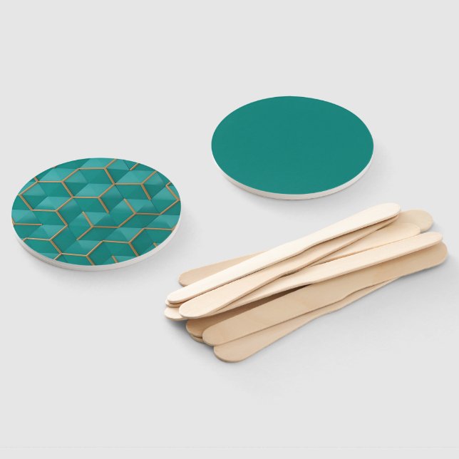 geometric hand fan (Non-assembled)