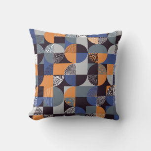 Geometric Handdrawn: Creative Seamless Doodles. Cushion