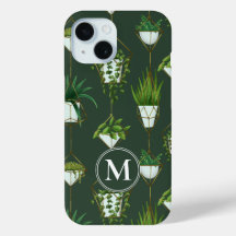 Geometric Hanging Houseplant Pattern