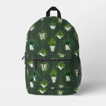 Geometric Hanging Houseplant Pattern