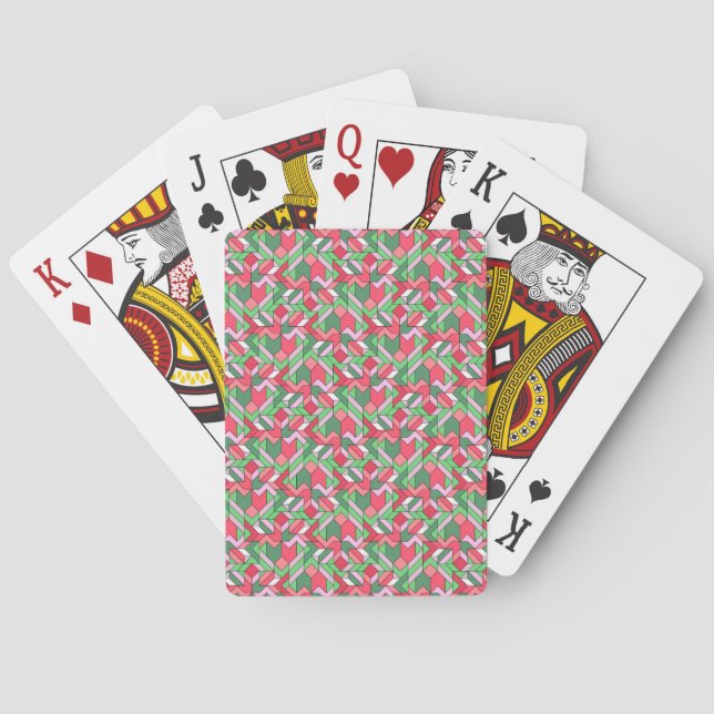 Geometric Harmony #1 Playing Cards (Back)