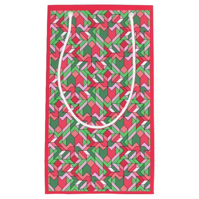Geometric Harmony #1 Small Gift Bag (Front)