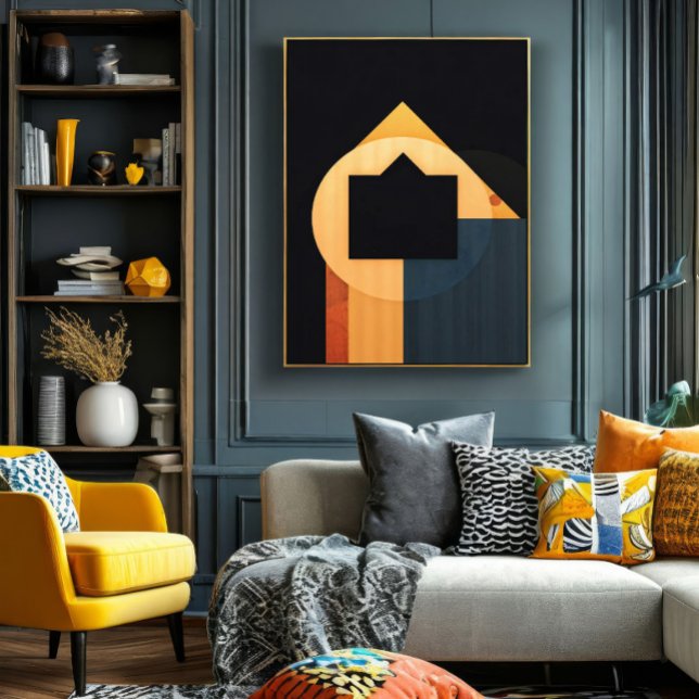 Geometric Harmony Canvas Print (Creator Uploaded)