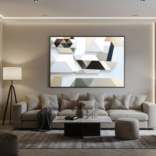 Geometric Harmony Canvas Print