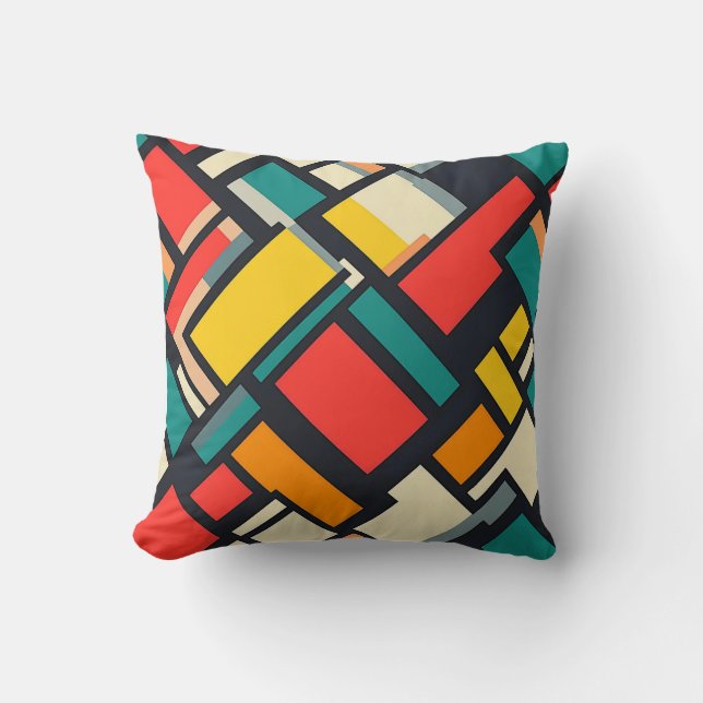 Geometric Harmony Cushion (Front)