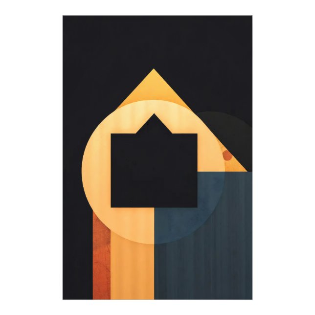 Geometric Harmony Photo Print (Front)