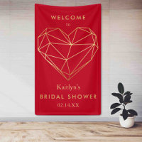 Geometric Heart Valentine's Day Bridal Shower
