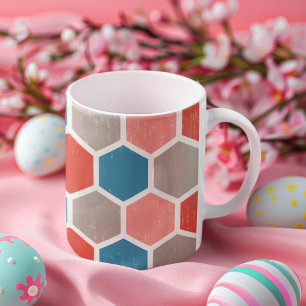 Geometric Hexagon Shapes  Coffee Mug