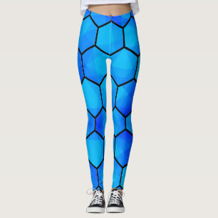 Geometric Hexagonal Seamless Pattern Leggings