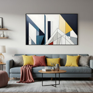 Geometric Horizon Canvas Print