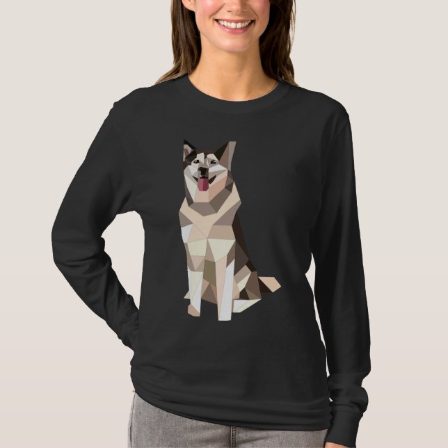 Geometric Husky T-Shirt (Front)