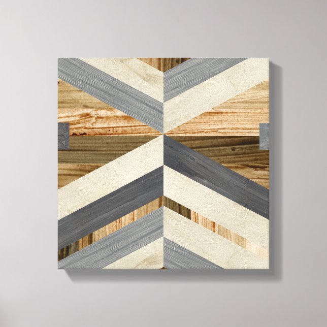 Geometric Inlay Canvas Print (Front)