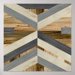 Geometric Inlay Poster