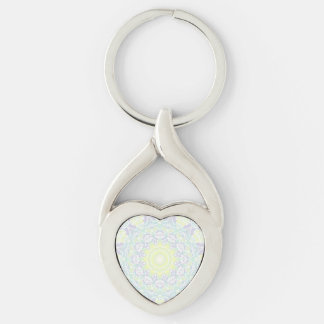 Geometric Intricate Colourful Boho Hippie Mandala Key Ring