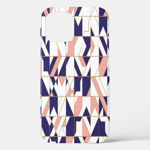 Geometric intricate, vintage modern, seamless patt iPhone 12 case