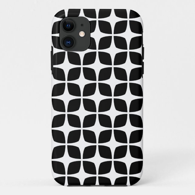 Geometric iPhone 5/5S Case in Black and White (Back)