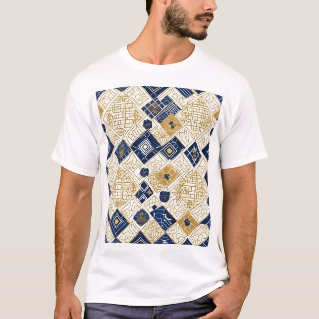Geometric Japanese T-Shirt (Front)