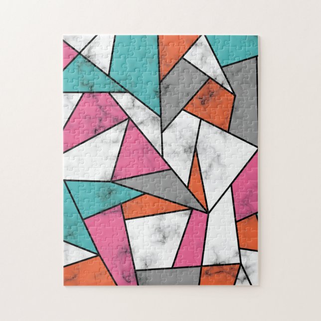geometric jigsaw puzzle (Vertical)