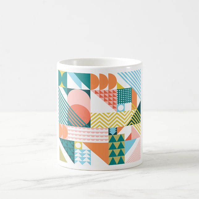 Geometric Jumble Pattern Coffee Mug (Creator Uploaded)
