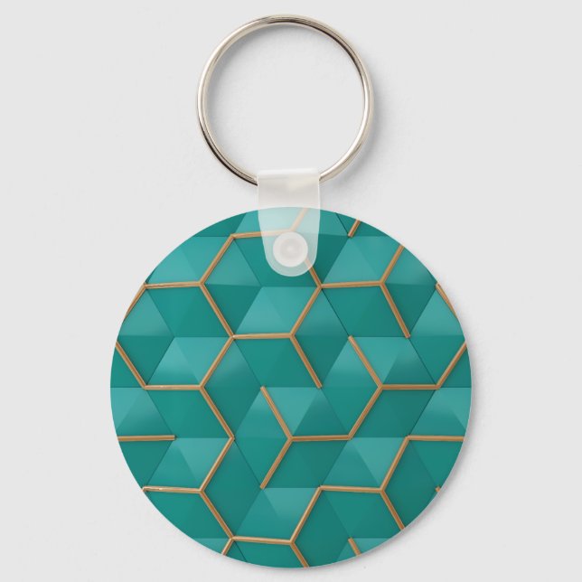 geometric key ring (Front)