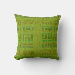Geometric Kuba Cloth  Cushion