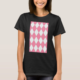 Geometric Large Harlequin Pattern Baker Miller Pin T-Shirt