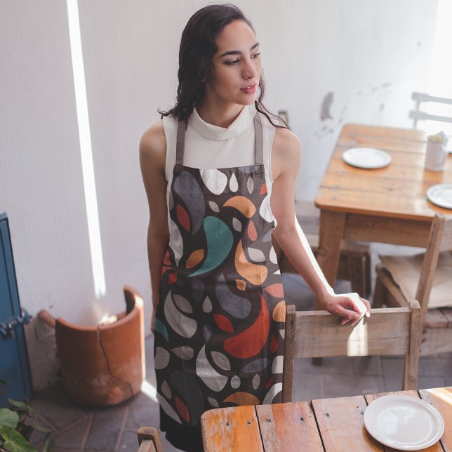 Geometric Leaves Apron (Creator Uploaded)