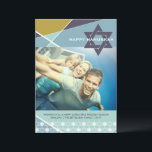 Geometric Lines Blue Star of David Photo Hanukkah Holiday Card<br><div class="desc">Designed by fat*fa*tin. Easy to customise with your own text,  photo or image. For custom requests,  please contact fat*fa*tin directly. Custom charges apply.

www.zazzle.com/fat_fa_tin
www.zazzle.com/color_therapy
www.zazzle.com/fatfatin_blue_knot
www.zazzle.com/fatfatin_red_knot
www.zazzle.com/fatfatin_mini_me
www.zazzle.com/fatfatin_box
www.zazzle.com/fatfatin_design
www.zazzle.com/fatfatin_ink</div>