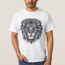 Geometric Lion Head