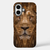 Geometric Lion Portrait