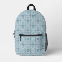 Geometric Lotus Grid Pattern - The White Lotus