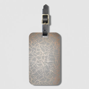 Geometric Luggage Tag