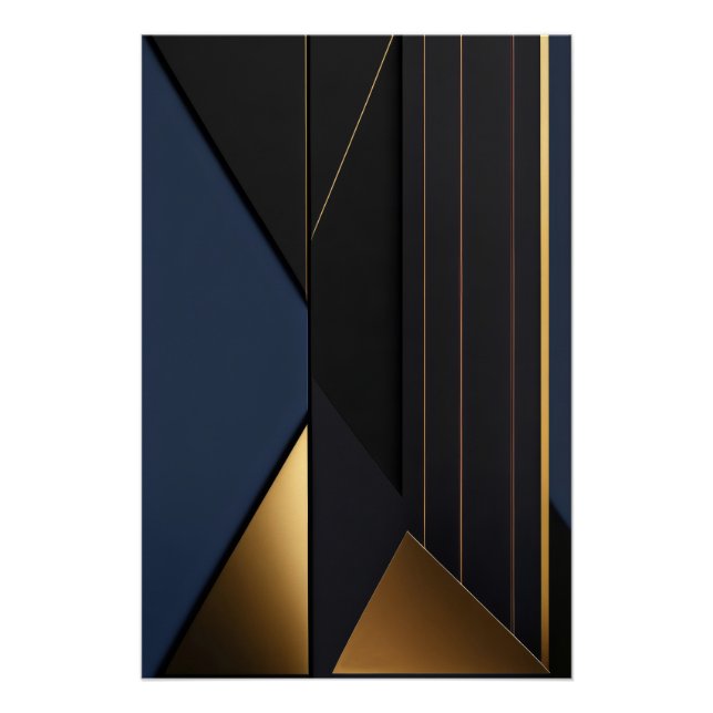 Geometric Luxury Poster (Front)