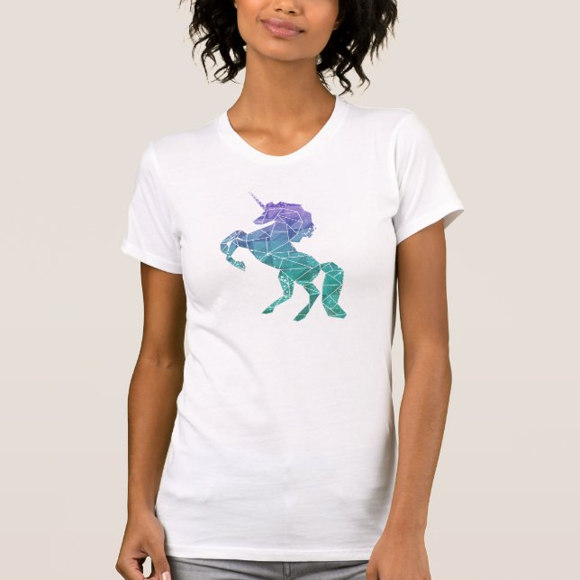 Geometric Magic Unicorn T-Shirt (Front)