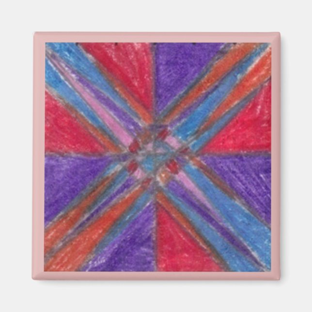 Geometric Magnet Tile (Front)