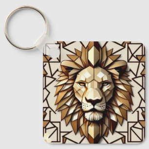 "Geometric Majesty" Key Ring