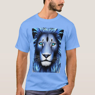 "Geometric Majesty: Lion Logo T-Shirt" T-Shirt