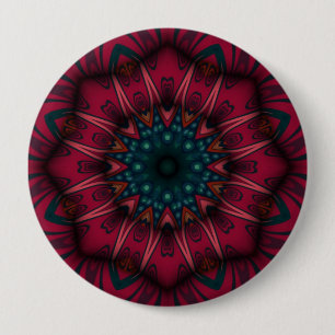Geometric Mandala 10 Cm Round Badge